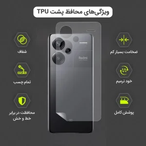 محافظ پشت گوشی اپیکوی مدل Hydrogel-Back مناسب برای گوشی موبایل شیائومی Redmi Note 13 Pro Plus