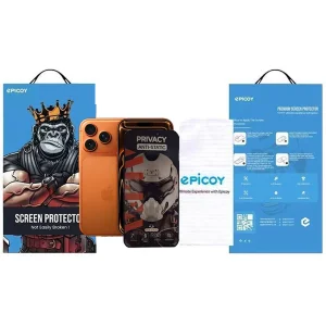 محافظ صفحه نمایش حریم شخصی اپیکوی مدل Alpha مناسب برای گوشی موبایل اپل iPhone 17 Pro / 17 / 16 Pro