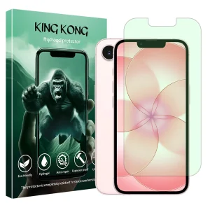 محافظ صفحه نمایش کینگ کونگ مدل هیدروژلی مناسب برای گوشی موبایل اپل iPhone 17e