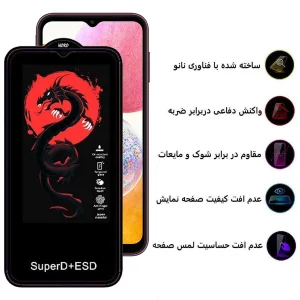 محافظ صفحه نمایش اِپیکوی مدل Dragon ESD مناسب برای گوشی موبایل سامسونگ Galaxy A14 4G / A14 5G