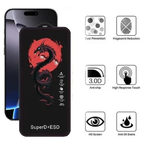 محافظ صفحه نمایش اپیکوی مدل Dragon ESD مناسب برای گوشی موبایل اپل iPhone 16 Pro Max