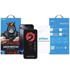 محافظ صفحه نمایش اپیکوی مدل Dragon ESD مناسب برای گوشی موبایل اپل iPhone 16 Pro Max