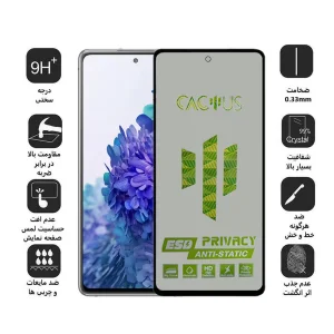 محافظ صفحه نمایش اپیکوی مدل  Cactus-ESD-Privacy مناسب برای گوشی موبایل سامسونگ Galaxy A53/ A52/ A52s/ A51/ S20 FE/ M31s