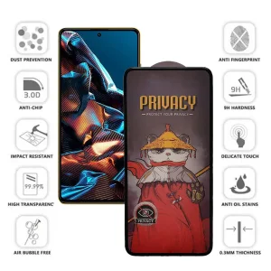 محافظ صفحه نمایش حریم شخصی اِپیکوی مدل Airacy مناسب برای گوشی موبایل شیائومی Poco X5 Pro / X5 / X4 Pro 5G / X3 Pro / X3 NFC / X3 / X2