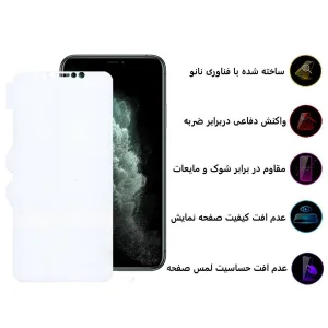 محافظ صفحه نمایش اپیکوی مدل Hydrogel-cover مناسب برای گوشی موبایل اپل iPhone 11 Pro / XS / X