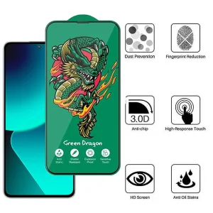 محافظ صفحه نمایش اپیکوی مدل Green Dragon ExplosionProof مناسب برای گوشی موبایل شیائومی 13T Pro/ 13T/ 12T Pro/ 12T/ 11T Pro/ 11T/ Mi 10T Lite 5G