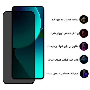 محافظ صفحه نمایش حریم شخصی اپیکوی مدل Privacy مناسب برای گوشی موبایل شیائومی 14T Pro / 14T / Redmi K70 Ultra