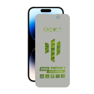 محافظ صفحه نمایش حریم شخصی اپیکوی مدل Cactus-ESD-Privacy مناسب برای گوشی موبایل اپل iPhone 14 Pro