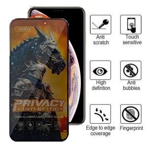 محافظ صفحه نمایش حریم شخصی اپیکوی مدل Knight Privacy مناسب برای گوشی موبایل اپل iPhone 11 Pro/ X/ XS