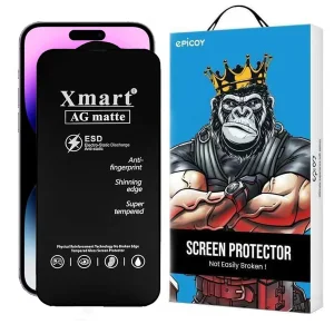 محافظ صفحه نمایش مات اپیکوی مدل Xmart Ag Matte مناسب برای گوشی موبایل اپل iphone 16 Plus/15 Plus/14 Pro Max