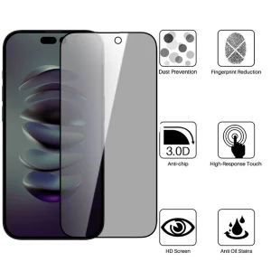 محافظ صفحه نمایش حریم شخصی اپیکوی مدل Pry مناسب برای گوشی موبایل اپل iPhone 14 Pro Max