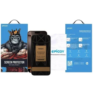 محافظ صفحه نمایش اپیکوی مدل Xmart Diamond Curved مناسب برای گوشی موبایل اپل iPhone 17 Pro/ 17/ 16 Pro