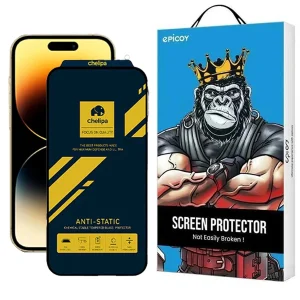محافظ صفحه نمایش اپیکوی مدل Chelipa Anti-Static مناسب برای گوشی موبایل اپل iPhone 16 / 15