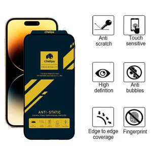 محافظ صفحه نمایش اپیکوی مدل Chelipa Anti-Static مناسب برای گوشی موبایل اپل iPhone 16 / 15
