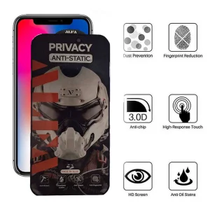 محافظ صفحه نمایش حریم شخصی اپیکوی مدل Alpha مناسب برای گوشی موبایل اپل iPhone 11 Pro / XS / X
