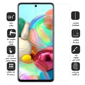 محافظ صفحه نمایش اپیکوی مدل Clear Pro مناسب برای گوشی موبایل سامسونگ Galaxy A71 / A71 5G / M51 / M52 / A81 / A91 / F62 / M62 / S10 Lite / Note 10 Lite
