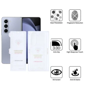 محافظ صفحه نمایش اپیکوی مدل Hydrogel مناسب برای گوشی موبایل سامسونگ Galaxy Z Fold 5 به همراه محافظ پشت گوشی