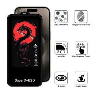 محافظ صفحه نمایش اپیکوی مدل Dragon ESD مناسب برای گوشی موبایل اپل iPhone 15 Pro Max