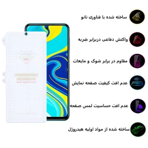 محافظ صفحه نمایش اپیکوی مدل Hydrogel مناسب برای گوشی موبایل شیائومی Redmi Note 9 Pro Max/ Note 9 Pro / Note 9S / Note 10 Pro Max / Note 10 Pro 4G / Note 10 Lite