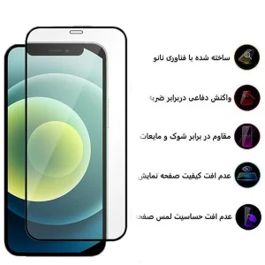 محافظ صفحه نمایش کی-دوو مدل Full-Glass مناسب برای گوشی موبایل اپل iPhone 12/ 12 Pro