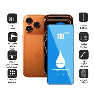 محافظ صفحه نمایش اپیکوی مدل Blue ESD مناسب برای گوشی موبایل اپل iPhone 17 Pro / 17 / 16 Pro