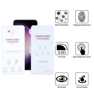 محافظ صفحه نمایش مات اِپیکوی مدل Hydrogel-Matte مناسب برای گوشی موبایل سامسونگ Galaxy S23 FE به همراه محافظ پشت گوشی