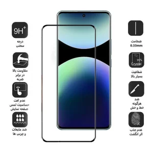 محافظ صفحه نمایش اپیکوی مدل FullGlass Kamo مناسب برای گوشی موبایل شیائومی Redmi Note 14  Pro Plus/13 Pro Plus/ Note 14 Pro 5G / Poco X7