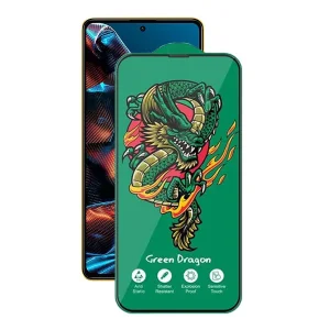 محافظ صفحه نمایش اپیکوی مدل Green Dragon ExplosionProof مناسب برای گوشی موبایل شیائومی Poco X5 Pro/ X5/ X4 Pro 5G/ X3 Pro/ X3 NFC/ X3