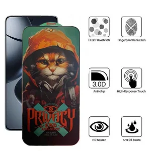 محافظ صفحه نمایش حریم شخصی اپیکوی مدل Privacy Hoodie Cat مناسب برای گوشی موبایل شیائومی  F7 Ultra /F7 Pro /Redmi Note 14s
