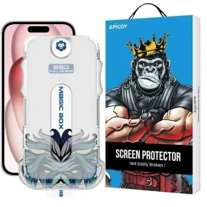 محافظ صفحه نمایش اپیکوی مدل Lion ESD Easy Install مناسب برای گوشی موبایل اپل iPhone 16 Pro Max به همراه کیت نصب