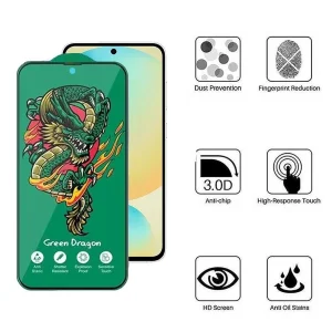 محافظ صفحه نمایش اپیکوی مدل Green Dragon ExplosionProof مناسب برای گوشی موبایل سامسونگ Galaxy S25 FE/ A55/ A35