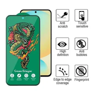 محافظ صفحه نمایش اپیکوی مدل Green Dragon ExplosionProof مناسب برای گوشی موبایل سامسونگ Galaxy S25 FE/ A55/ A35
