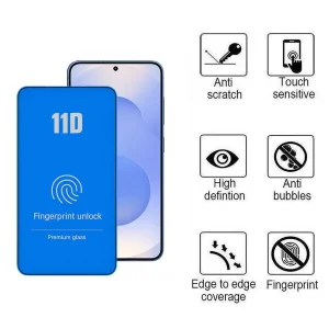 محافظ صفحه نمایش 11D اپیکوی مدل Blue ESD مناسب برای گوشی موبایل سامسونگ Galaxy S25