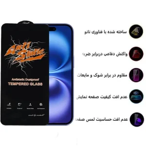محافظ صفحه نمایش اپیکوی مدل Antistatic Dustproof مناسب برای گوشی موبایل اپل iPhone 14 / 13 / 13 Pro