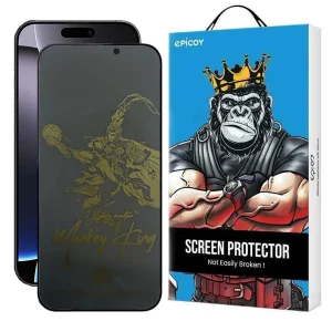 محافظ صفحه نمایش حریم شخصی اپیکوی مدل Monkey King مناسب برای گوشی موبایل اپل iPhone 16 Pro Max