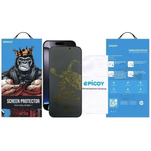 محافظ صفحه نمایش حریم شخصی اپیکوی مدل Monkey King مناسب برای گوشی موبایل اپل iPhone 16 Pro Max