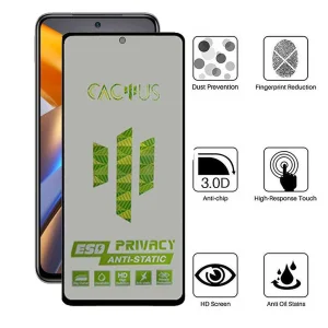 محافظ صفحه نمایش حریم شخصی اپیکوی مدل Cactus-ESD-Privacy مناسب برای گوشی موبایل شیائومی Poco M5s