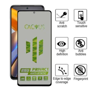 محافظ صفحه نمایش حریم شخصی اپیکوی مدل Cactus-ESD-Privacy مناسب برای گوشی موبایل شیائومی Poco M5s