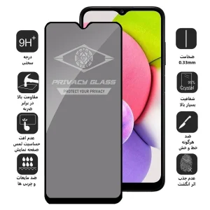محافظ صفحه نمایش حریم شخصی اپیکوی مدل Pre مناسب برای گوشی موبایل سامسونگ Galaxy A03S / A02 / A02S / M02S / F02S