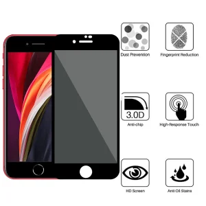 محافظ صفحه نمایش حریم شخصی اپیکوی مدل Pry مناسب برای گوشی موبایل اپلiPhone SE 2022 / SE 2020 / 8 / 7