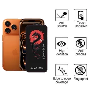 محافظ صفحه نمایش اپیکوی مدل Red Dragon ESD مناسب برای گوشی موبایل اپل iPhone 17 Pro / 17 /16 Pro