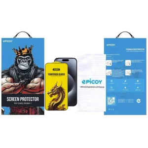 محافظ صفحه نمایش اپیکوی مدل Golden Dragon مناسب برای گوشی موبایل اپل iPhone 15 Pro