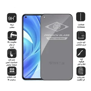 محافظ صفحه نمایش حریم شخصی اپیکوی مدل PvSight مناسب برای گوشی موبایل شیائومی Mi 11 Lite 4G/5G