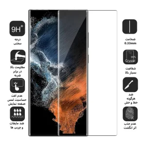 محافظ صفحه نمایش اپیکوی مدل Anti-Static مناسب برای گوشی موبایل سامسونگ Galaxy S22 Ultra