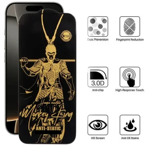 محافظ صفحه نمایش اپیکوی مدل Wukong ESD مناسب برای گوشی موبایل اپل  iPhone 16 Pro