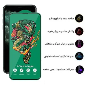 محافظ صفحه نمایش اپیکوی مدل Green Dragon ExplosionProof مناسب برای گوشی موبایل اپل iPhone 11 Pro Max/ Xs Max