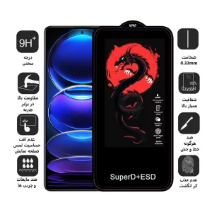 محافظ صفحه نمایش اپیکوی مدل Dragon ESD مناسب برای گوشی موبایل شیائومی Redmi Note 12 Pro Plus / Note 12 Turbo / Note 12 Pro / Note 12 5G / Note 12 4G / Note 12 (China)