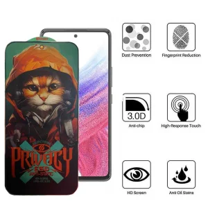 محافظ صفحه نمایش اپیکوی مدل Hoodie Cat مناسب برای گوشی موبایل سامسونگ Galaxy A53 5G/A52s 5G/A52 5G/A51