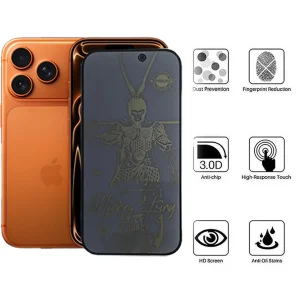 محافظ صفحه نمایش حریم شخصی اپیکوی مدل wukong privacy مناسب برای گوشی موبایل اپل iphone 17 Pro / 17 / 16 Pro