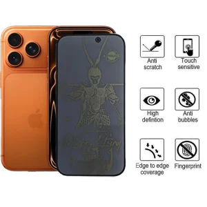 محافظ صفحه نمایش حریم شخصی اپیکوی مدل wukong privacy مناسب برای گوشی موبایل اپل iphone 17 Pro / 17 / 16 Pro